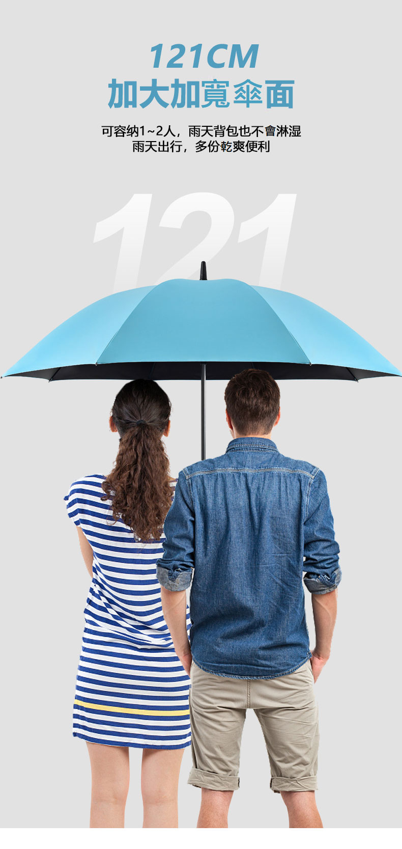 黑膠防曬噴霧涼風傘